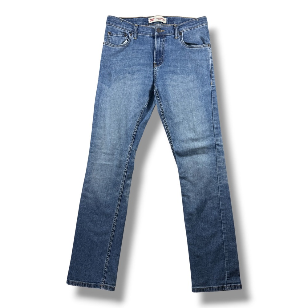 Levis Performance 511 Slim Jeans Medium Wash Blue Denim 18 Reg W29 L31 1584